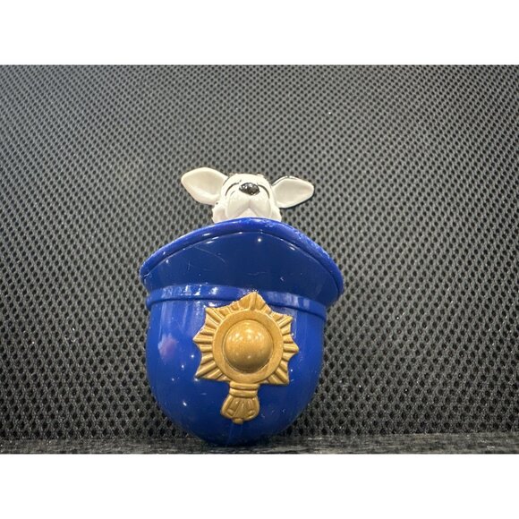 Disney 101 Dalmatians Police Hat Puppy Figurine McDonalds 1996 Vintage Collectib - Picture 5 of 8